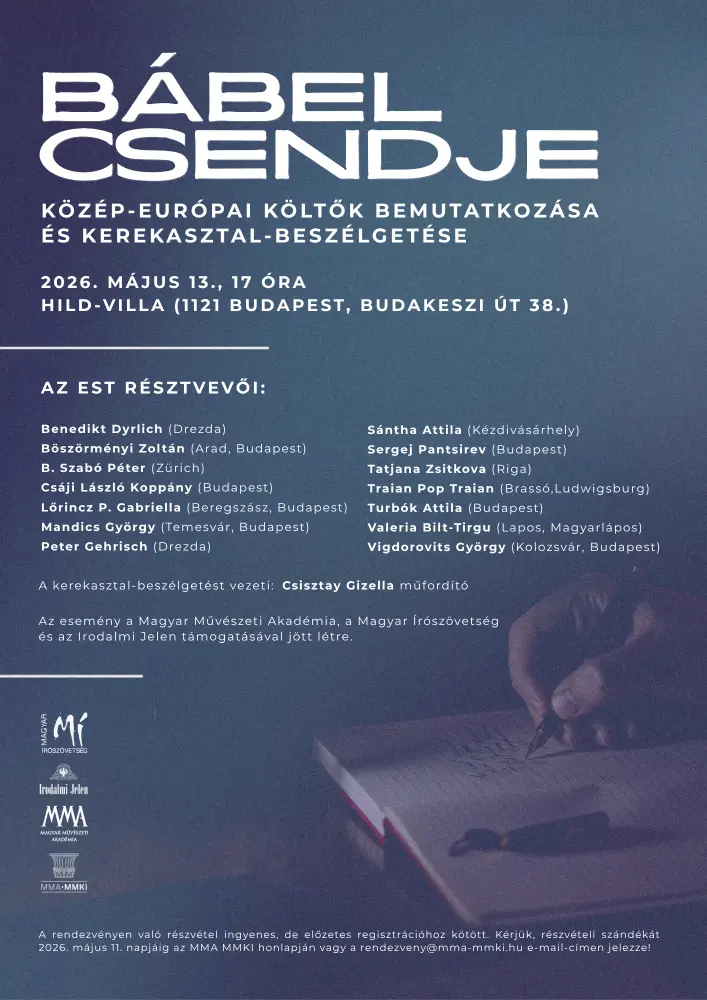 BÁBEL CSENDJE elnevezésű nemzetközi költőfesztivál