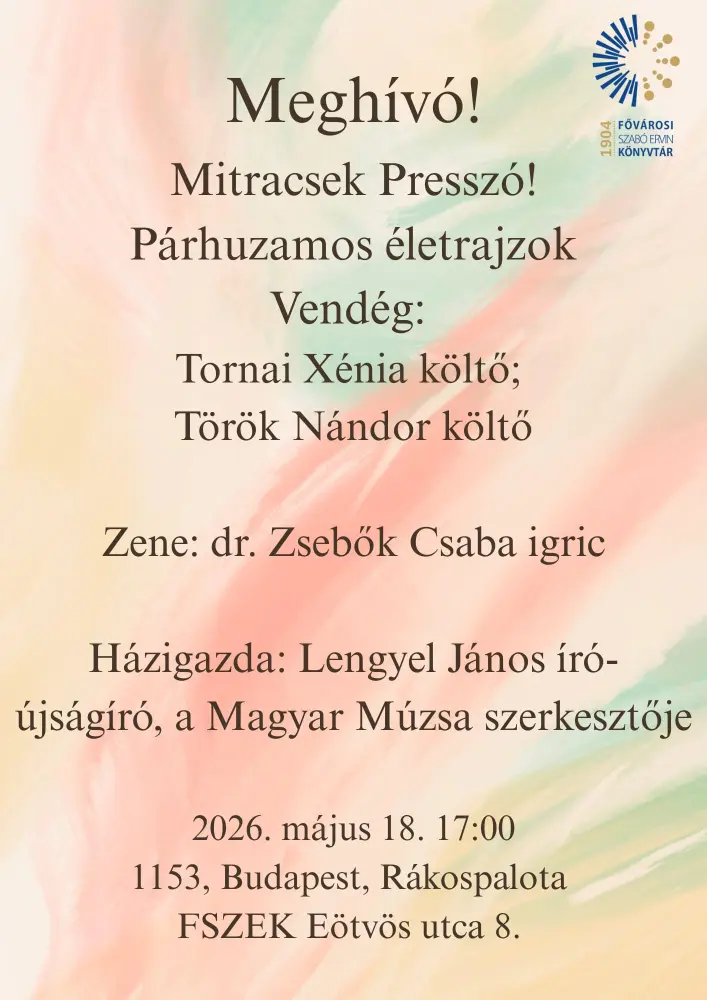 Meghívó: Párhuzamos életrajzok