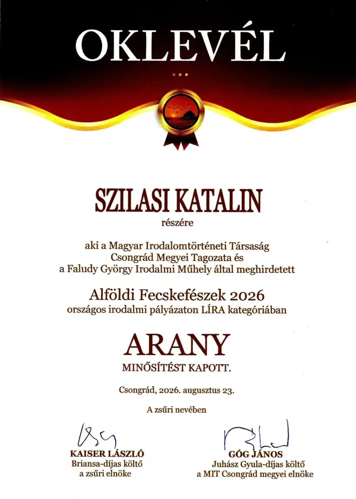 Főszerkesztőnk pályázatnyertes lett